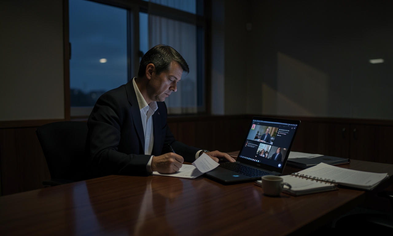 Social Media Post References Epstein Case in Political Context