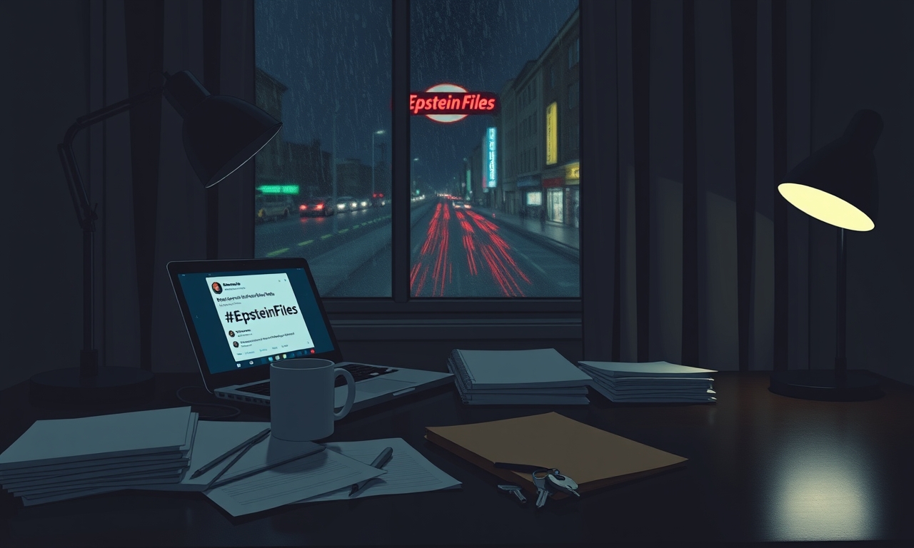 Social Media Post References Epstein Files Hashtag in Cryptic Tweet