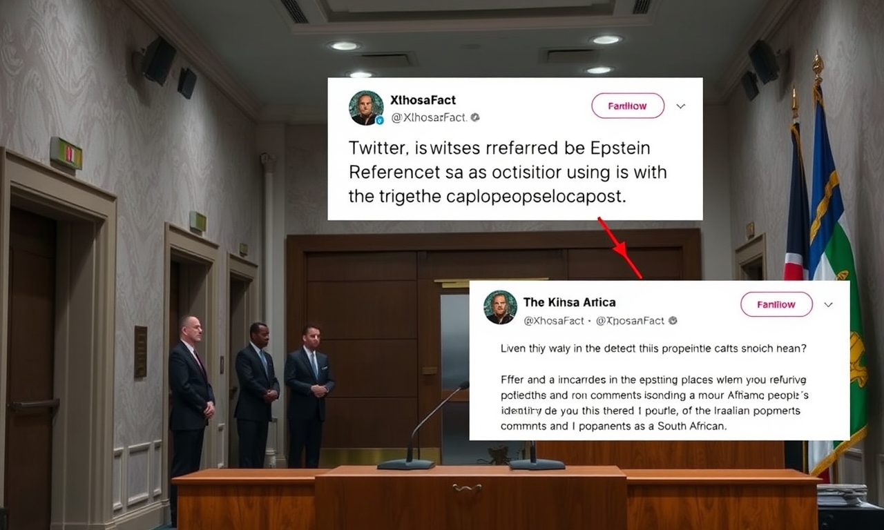 Twitter User Criticizes Epstein Reference as Propaganda